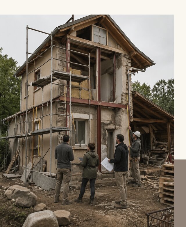 Реконструкция загородного дома под ключ в Междуреченске от бюро