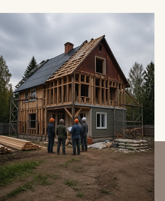 Реконструкция дачного дома в Междуреченске под ключ с проектом